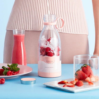 Portable Juicer Blender,Fresh Juice Blender,350ml Wireless Portable Electric Juicerï¼Œfresh juice blender portableï¼Œsuitable for making fruit juice, milkshakes, and smoothies