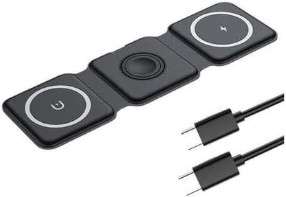 3 in 1 wireless folding charger