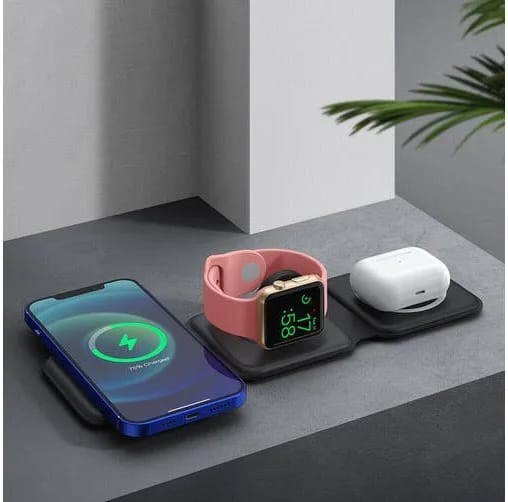 3 in 1 wireless folding charger